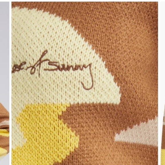 House Of Sunny The Dunes Tripper Jaquard Crop Cardigan Sz 8 - Picture 6 of 15